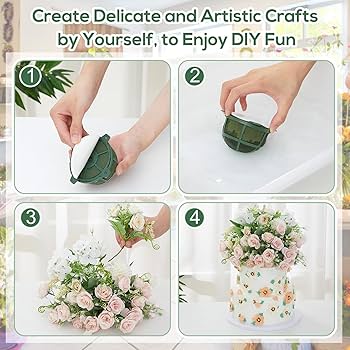 Amazon.com: Tessco 24 Pcs Floral Foam Cage, Include 12 Small